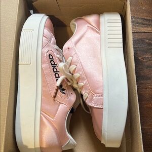 adidas Pink and White Women's Shoes
